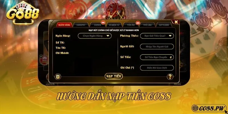Nạp tiền Go88